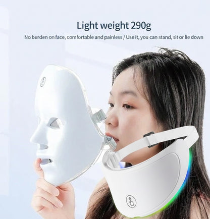 Mascarilla Facial LED Recargable 7 en 1 - Beautyglamour